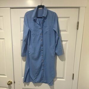 Dreamers Blue Shirtwaist Dress or Tunic.